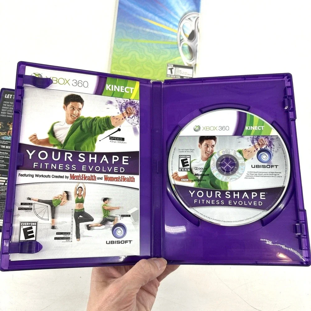 XBOX 360 Kinect Game LOT + Scene It Dance‎ Central, Adventures, Your Shape